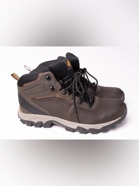 Columbia Newton Ridge Plus II Mens Waterproof Hiking Boots Brown Leather 13